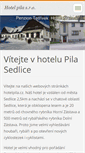 Mobile Screenshot of hotelpila.cz