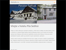 Tablet Screenshot of hotelpila.cz